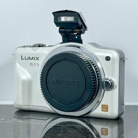 パナソニック(Panasonic)のPanasonic LUMIX DMC-GF3 ボディのみ ホワイト(ミラーレス一眼)