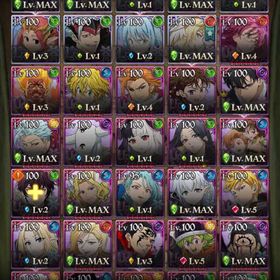 引退品 必殺MAX多数‼️ 環境多数‼️ このすば 影実 俺レベ 魔神王 | グラクロのアカウントデータ、RMTの販売・買取一覧