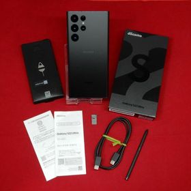 SAMSUNG Galaxy S22 Ultra SC-52C 5G対応 docomo SIMフリー ファントムブラック