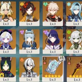 レベル10希少初期垢⭐5×12イネファ、召使、シロネン、千織餅、ナヒーダ、カズハ、雷電、エウルア等 | 原神のアカウントデータ、RMTの販売・買取一覧