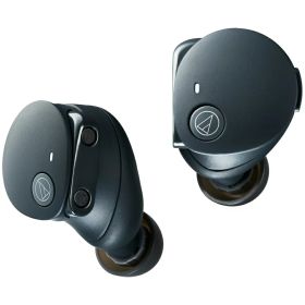 オーディオテクニカ ノイズキャンセリング機能搭載 完全ワイヤレスBluetoothイヤホン（ブラック） ATH-CKS50TW2-BK audio-technica SOLID BASS