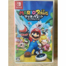 ニンテンドウ(任天堂)の【美品】マリオ＋ラビッツ キングダムバトル(家庭用ゲームソフト)