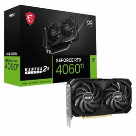 MSI GeForce RTX 4060 Ti VENTUS 2X BLACK 8G OC GeForce RTX 4060 Ti 搭載 グラフィックスカード