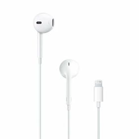 【中古】ほぼ新品 Apple アップル 純正 Lightning イヤホン iPhone iPad iPod 対応 Lightningインナーイヤー型 Apple EarPods with Lightning Connector (ホワイト)