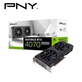 PNY｜ピーエヌワイ GeForce RTX 4070 SUPER 12GB VERTO OC デュアルファン VCG4070S12DFXPB1-O 返品種別B