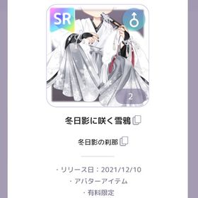 冬日影に咲く雪鴉 冬日影の刹那 | ピュアニスタのアカウントデータ、RMTの販売・買取一覧