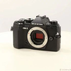 【中古】OM SYSTEM OM-5 ボディ ブラック 【344-ud】