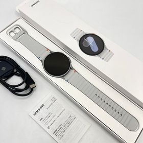 サムスン(SAMSUNG)の【美品】SAMSUNG Galaxy Watch7 Bluetooth 44mm SM-L310NZSJXJP シルバー ギャラクシーウォッチ スマートウォッチ 本体(腕時計(デジタル))
