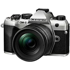 OMSYSTEM OM-5 Mark II 12-45mm F4.0 PRO レンズキット ミラーレス一眼カメラ シルバー ［ズームレンズ］ OM5MarkII12-45mmSLV