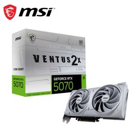 MSI｜エムエスアイ MSI GeForce RTX 5070 12G VENTUS 2X OC WHITE / PCI Express 5.0 グラフィックスボード（ホワイト） 507012GVENTUS2XOC/W