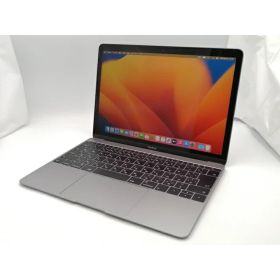 【中古】Apple MacBook 12インチ CoreM3:1.2GHz 256GB スペースグレイ MNYF2J/A (Mid 2017)【ECセンター】保証期間1ヶ月【ランクC】