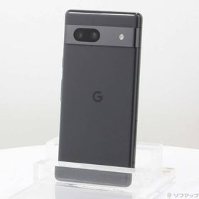 〔中古〕GOOGLE(グーグル) Google Pixel 7a 128GB チャコール GOSAU3 Softbank SIMフリー 〔ネットワーク利用制限▲〕〔344-ud〕