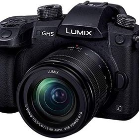 【中古】パナソニック ミラーレス一眼カメラ ルミックス GH5 レンズキット 標準ズームレンズ付属 ブラック DC-GH5M-K