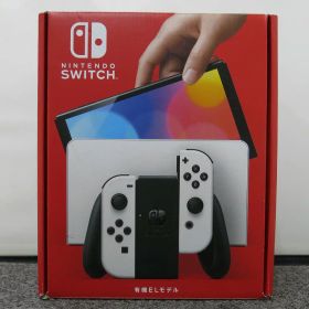 【12/19(金)20時〜全品ポイント10倍！要エントリー！】ニンテンドー Nintendo Nintendo Switch （有機ELモデル）Joy-Con (L)/ (R) ホワイト HEG-S-KAAAA 【中古】