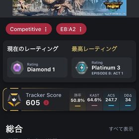 内部プラダイアカウント | VALORANT(ヴァロラント)のアカウントデータ、RMTの販売・買取一覧