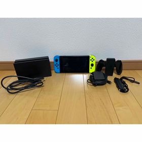 ニンテンドースイッチ(Nintendo Switch)の任天堂 旧Switch 付属品付き joy-con（黄色）新品(家庭用ゲーム機本体)