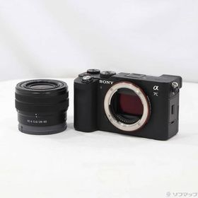 〔中古〕SONY(ソニー) α7C ズームレンズキット ブラック ILCE-7CL B〔349-ud〕