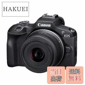 【送料無料】Canon ミラーレス一眼カメラ EOS R100 標準ズームレンズキット(RF-S18-45) ブラック/APS-C/約356g EOSR100-1845ISSTMLK