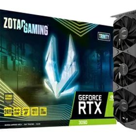 【中古】 ZOTAC GAMING GeForce RTX 3090 Trinity グラフィックスボード ZT-A30900D-10P VD7349