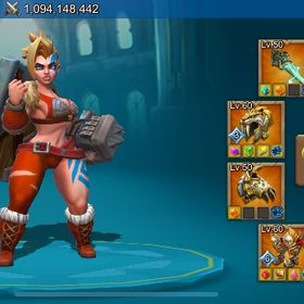 パワー14億 チャンプ脚有 優良アカウント | ローモバ(ロードモバイル)のアカウントデータ、RMTの販売・買取一覧