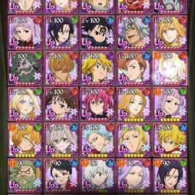 全体等級720万！限定キャラ多数所持 引退垢 | グラクロのアカウントデータ、RMTの販売・買取一覧