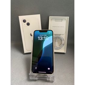 アイフォーン(iPhone)の美品 国内版 SIMフリー iPhone13 mini 128GB スターライト(スマートフォン本体)