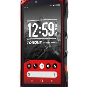 スマートフォン TORQUE G04 KYV46 64GB (レッド) [KYV46SRA](状態：本体状態難) 携帯電話