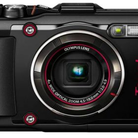 【中古】【1ヶ月保証】オリンパス OLYMPUS STYLUS TG-4 Tough ブラック SDカード付き