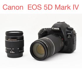 キヤノン(Canon)の保証付き/Canon EOS 5D Mark IV標準&望遠ダブルレンズセット(デジタル一眼)