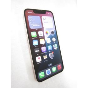 中古 Apple iPhone13 mini 256GB ピンク MLJL3J／A SIMフリー ネットワーク利用制限▲判定
