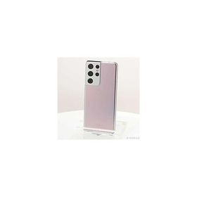 〔中古〕SAMSUNG(サムスン) Galaxy S21 Ultra 5G 256GB ファントムシルバー SC-52B docomoロック解除SIMフリー