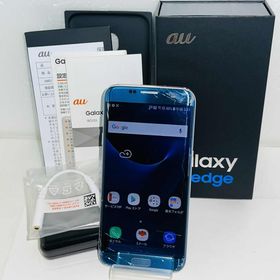 エーユー(au)のジャンク☆SIMフリー★au☆Galaxy S7 edge SCV33★送料無料(スマートフォン本体)