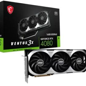 【中古】 MSI GeForce RTX 4080 16GB VENTUS 3X OC グラフィックスカード VD8293