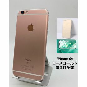 088 iPhone6s 64GB ローズゴールド/シムフリー/新品バッテリー(スマートフォン本体)