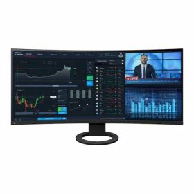 【先着フラッシュクーポン 最大2000円OFF!】EIZO エイゾー EV3895-BK FlexScan 37.5型 WQHD+ウルトラワイド曲面ディスプレイ ブラック EV3895BK