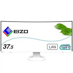 【中古】（新古品・未使用品） EIZO FlexScan EV3895-WT （37.5型/3840×1600/ウルトラワイド曲面モニター/アンチグレアIPS/疲れ目軽減/ホワイト/The warranty is valid only in Japan）
