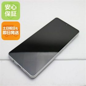 シャープ(SHARP)の新品同様 SIMフリー AQUOS sense6 4GB 64GB SH-M19 シルバー M111(スマートフォン本体)