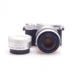 ニコン(Nikon)の【中古】(ニコン) Nikon ニコン 1 J5 ダブルレンズキツト シルバー(コンパクトデジタルカメラ)