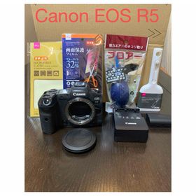 キヤノン(Canon)の付属品付き ミラーレス一眼カメラCanon EOS R5 ボディー EOS R5(ミラーレス一眼)