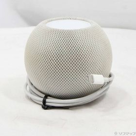 【中古】Apple(アップル) 〔展示品〕 HomePod mini ホワイト MY5H2J／A 【344-ud】