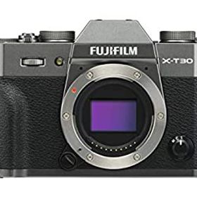 【中古】FUJIFILM ミラーレス一眼カメラ X-T30ボディ チャコールシルバー X-T30-CS