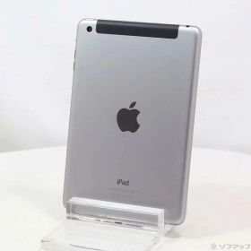 【中古】Apple(アップル) iPad mini 3 64GB スペースグレイ MGJ02J／A au 【258-ud】
