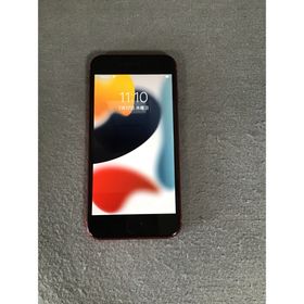 アイフォーン(iPhone)の中古 国内版 SIMフリー iPhoneSE 第2世代 レッド色(スマートフォン本体)