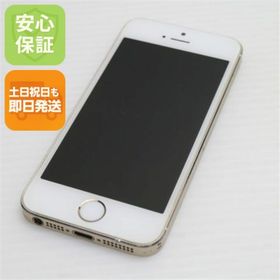 アイフォーン(iPhone)の良品中古 au iPhone5s 32GB ゴールド 白ロム M777(スマートフォン本体)