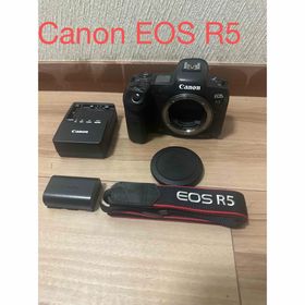 キヤノン(Canon)の付属品付き/ミラーレス一眼カメラCanon EOS R5 ボディー EOS R5(ミラーレス一眼)