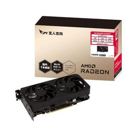 玄人志向 Radeon RX 9060 XT デュアルファン搭載 グラフィックボード (16GB) RD-RX9060XT-E16GB/ DF 返品種別B