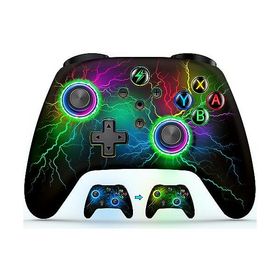 Switch コントローラー 無線 背面ボタン付き 【マクロ機能】 スイッチ コントローラー かっこいい 8色RGBライト 手動連射/連射ホルード ス