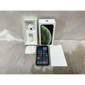 アップル(Apple)のApple アップル iphone XS 256GB アイフォン MTE02J/A Space Gray 付属品あり カラー：スペースグレイ 初期化済み(スマートフォン本体)