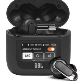 JBL TOUR PRO 2 イヤホン bluetooth ワイヤレスイヤホン ノイキャン ノイキャンイヤホン ハイブリッド ノイズキャンセリング BLACK 聴色 うるしいろ マルチポイント IPX5 ワイヤレス充電 スマートタッチディスプレイ ブラック JBLTOURPRO2BLK JBLTOURPRO2YURJN
