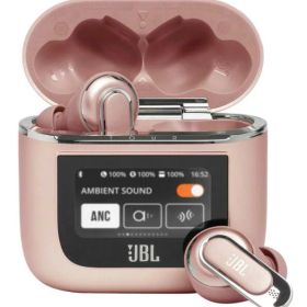 JBL TOUR PRO 2 イヤホン bluetooth ワイヤレスイヤホン ユルシ色 ユルシイロ 聴色 ノイキャン ノイキャンイヤホン ハイブリッド ノイズキャンセリング BLACK マルチポイント IPX5 ワイヤレス充電 スマートタッチディスプレイ ブラック JBLTOURPRO2YURJN